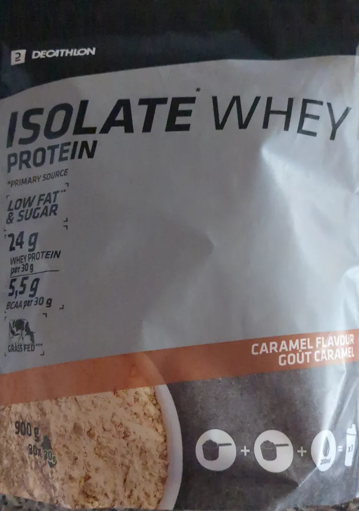 isolate whey protein caramel flavour