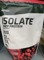 Isolate whey protein goût framboise