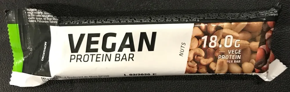 Vegan protein bar