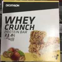 Whey crunch protein bar