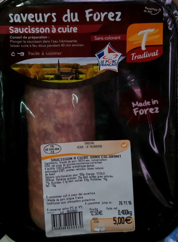 Saucisson à cuire
