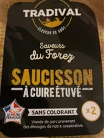 Saucisson a cuire étuvé