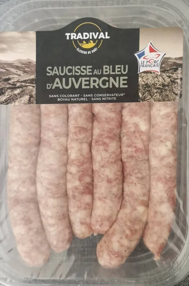 Saucisse au bleu d'Auvergne