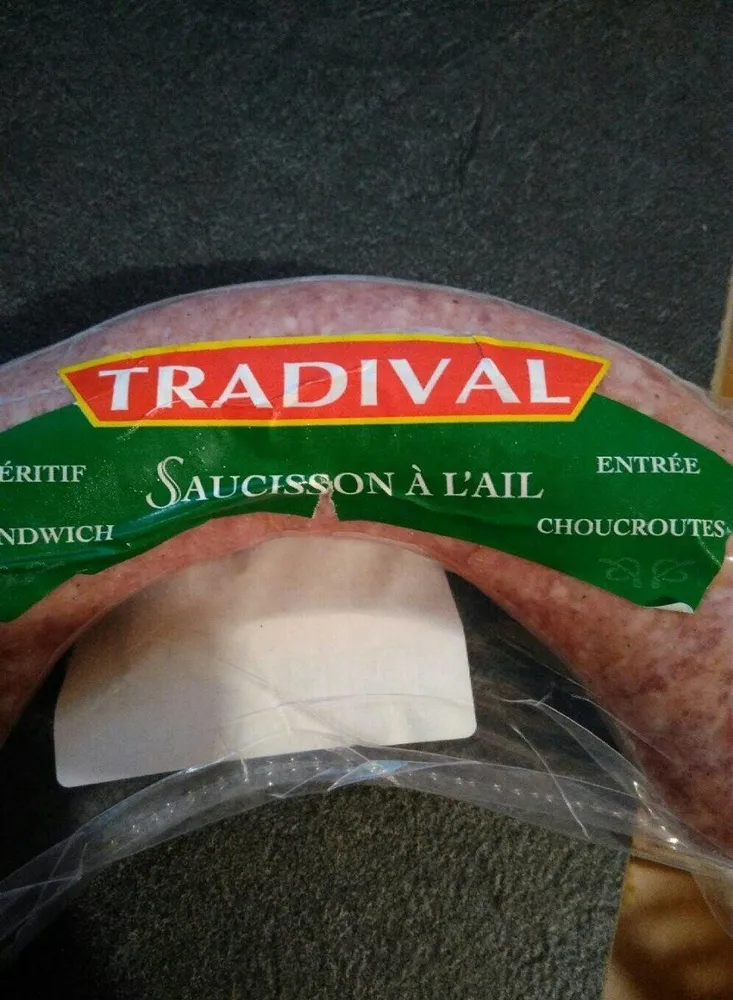 Saucisson a l'ail