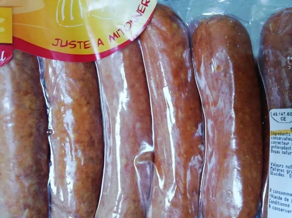 Saucisse fumé précuite