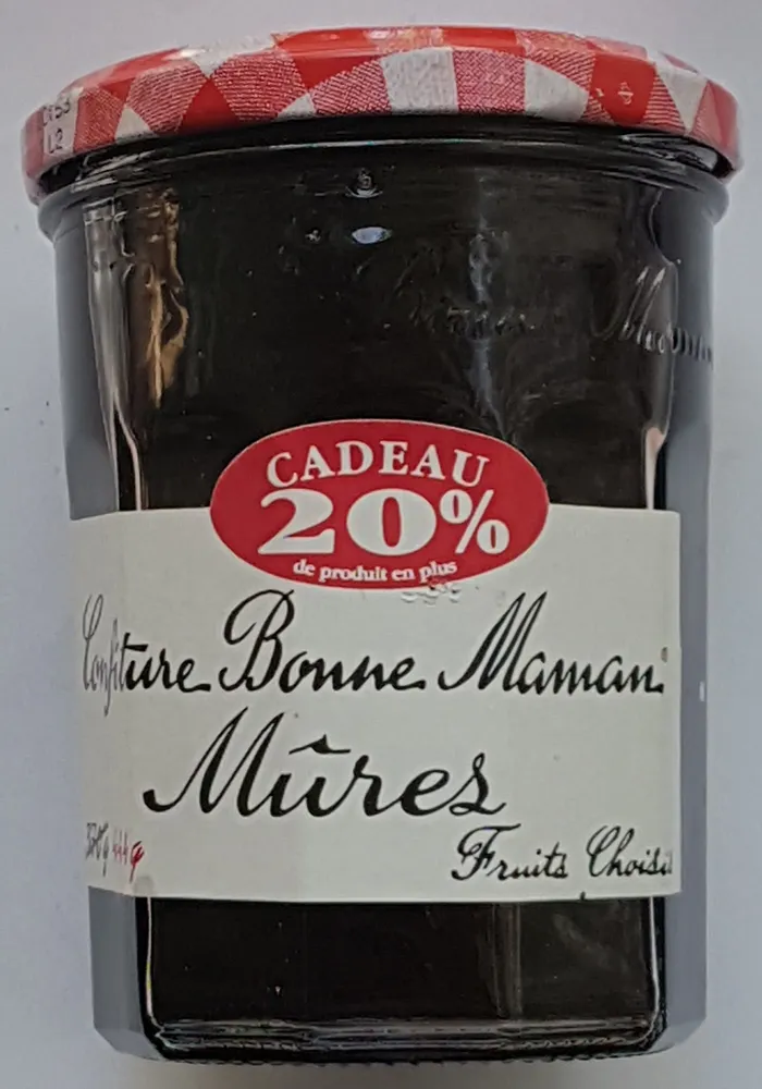Confiture Bonne Maman Mûres