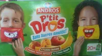 Andros - P'tit Dros (4 Pomme Banane, 6 Pomme Pêche Abricot, 10 Pomme Nature)