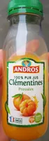 Jus Clémentines pressées