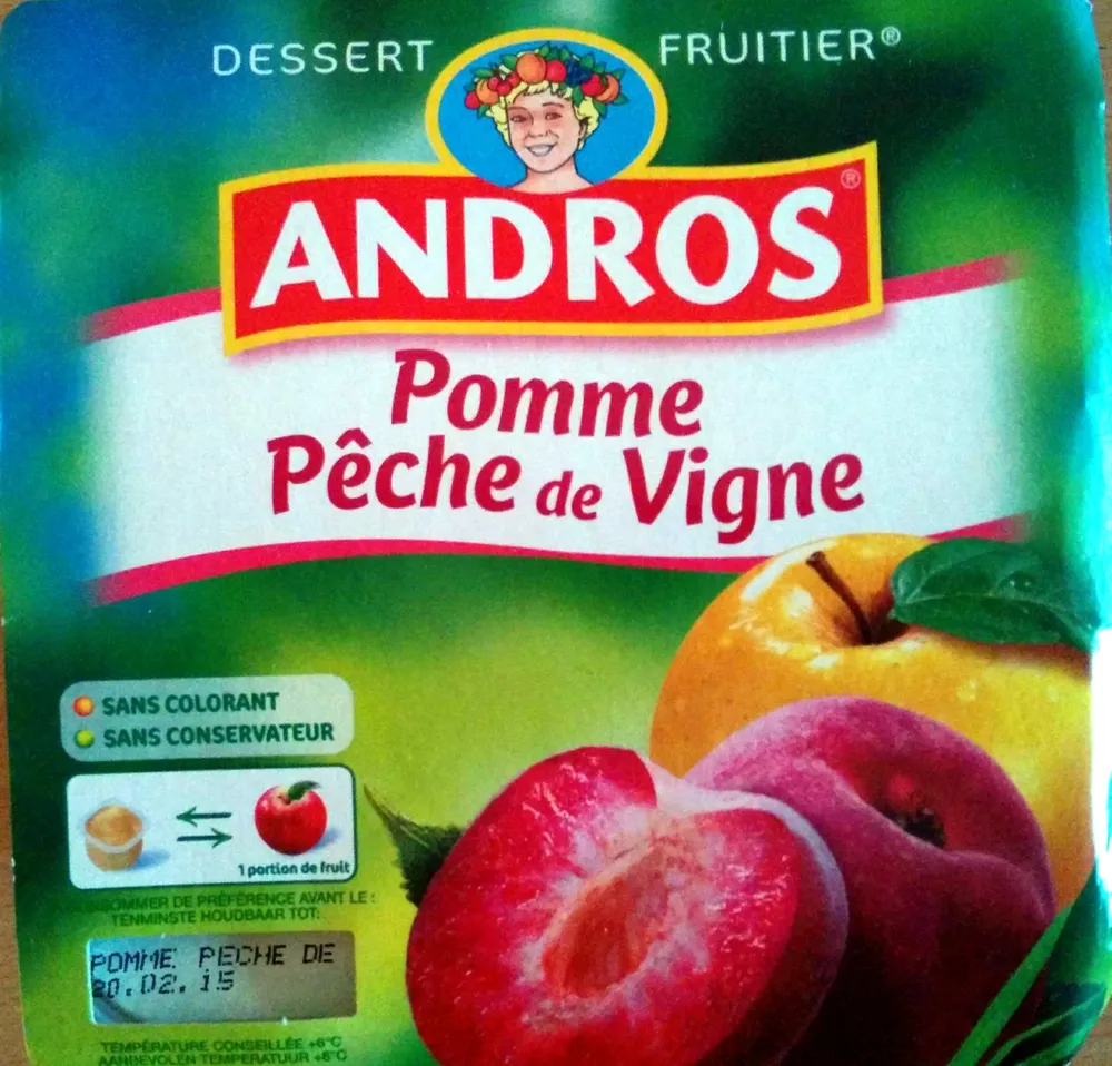 Pomme pêche de vigne