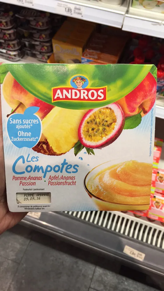 Andros Les compotes Pomme Ananas Passion