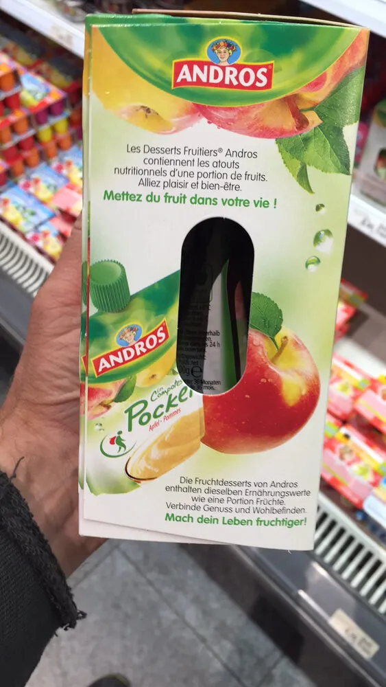 Les compotes pocket pomme