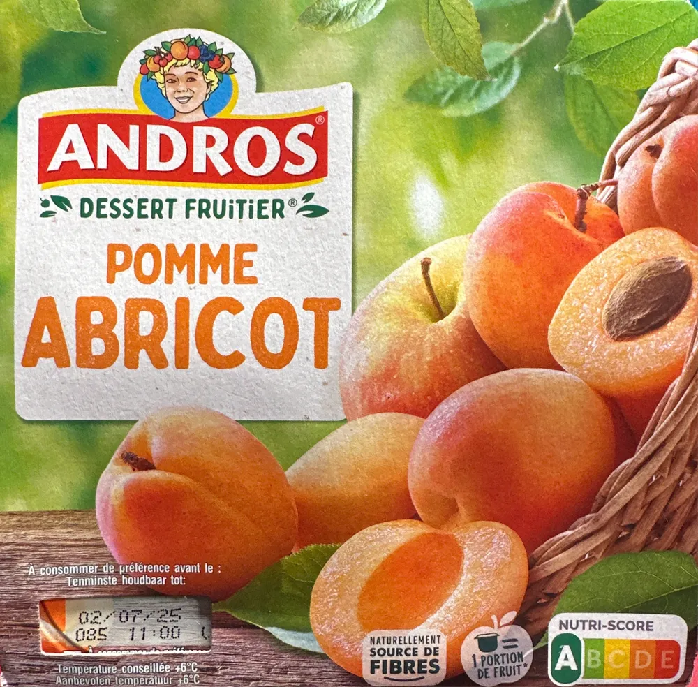 Dessert fruitier Pomme Abricot