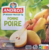 Dessert fruitier pomme poire