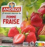 Dessert fruitier pomme fraise