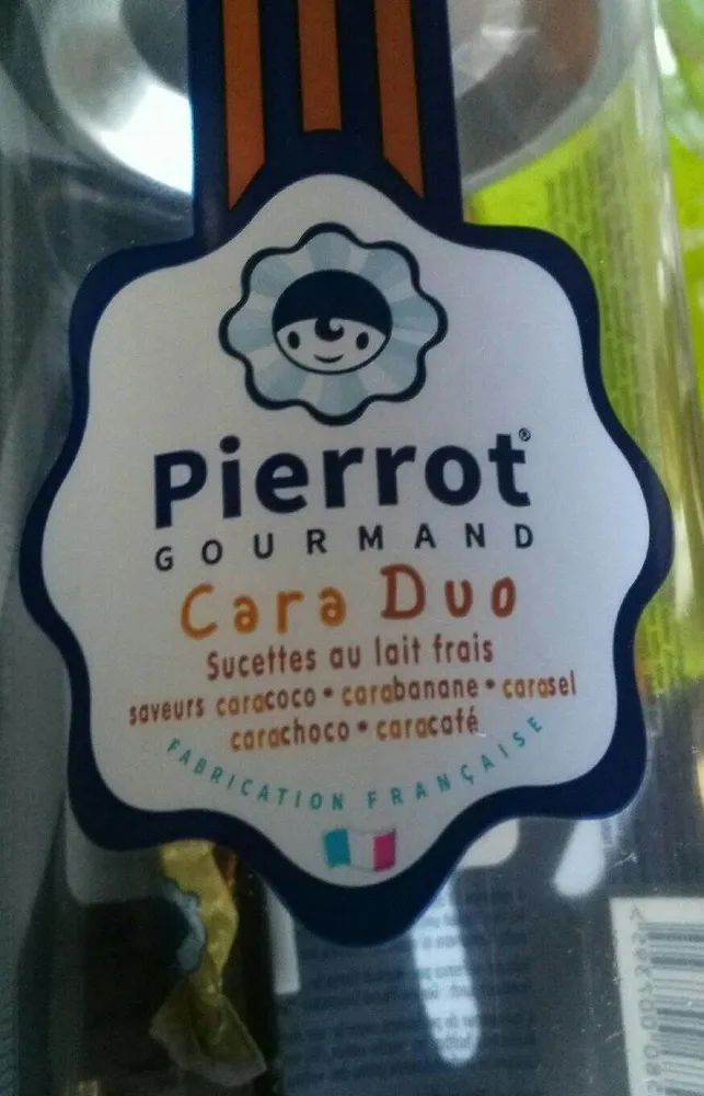 Sucettes Pierrot Gourmand Caramel Duo Lot de 2 étuis de