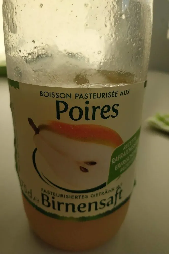 Boisson pasteurisé aux poires