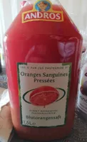 Oranges sanguines pressées