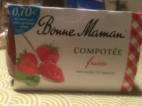 Bonne Maman compotée Fraises infusion basilic