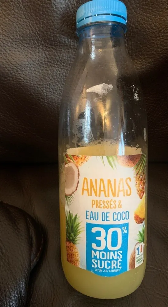 Ananas pressés & eau de coco