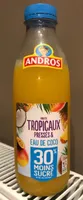 Fruits tropicaux préssés & eau de coco