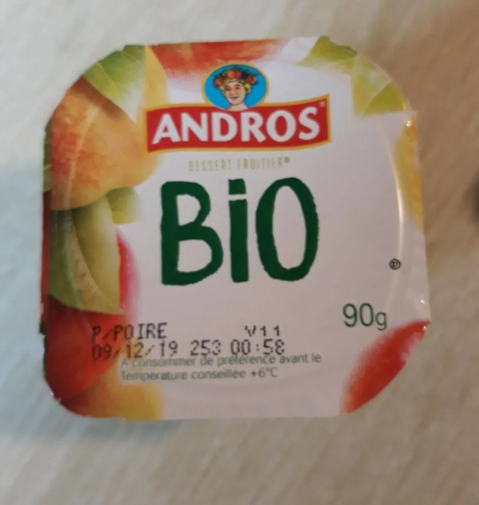 compote bio pomme poire