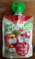 Compote sachet pomme-fruits rouges