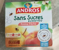 Compote Pomme Pêche Sans Sucres Ajoutés