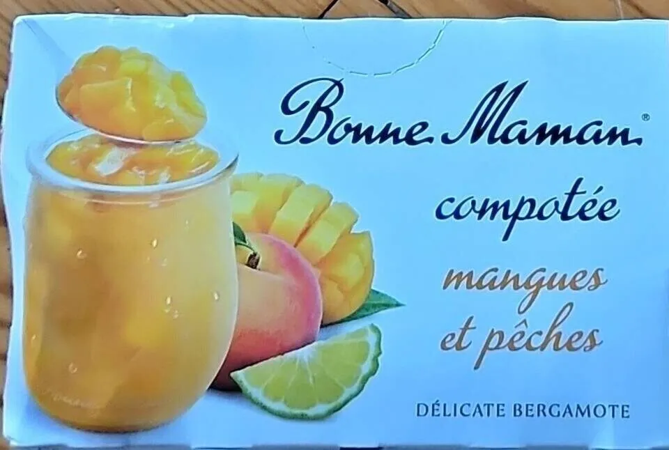 Compotée Mangue et Pêche Délicate Bergamote