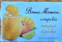 Compotée Mangue et Pêche Délicate Bergamote