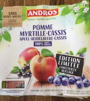 Compote pomme myrtille cassis