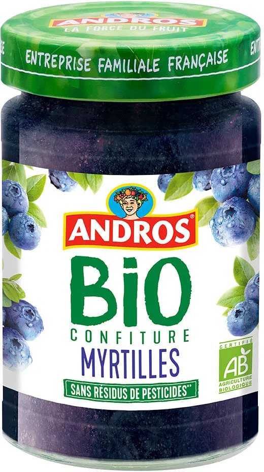 Confiture bio myrtilles