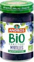 Confiture bio myrtilles