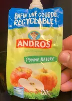 Compote nature en gourde