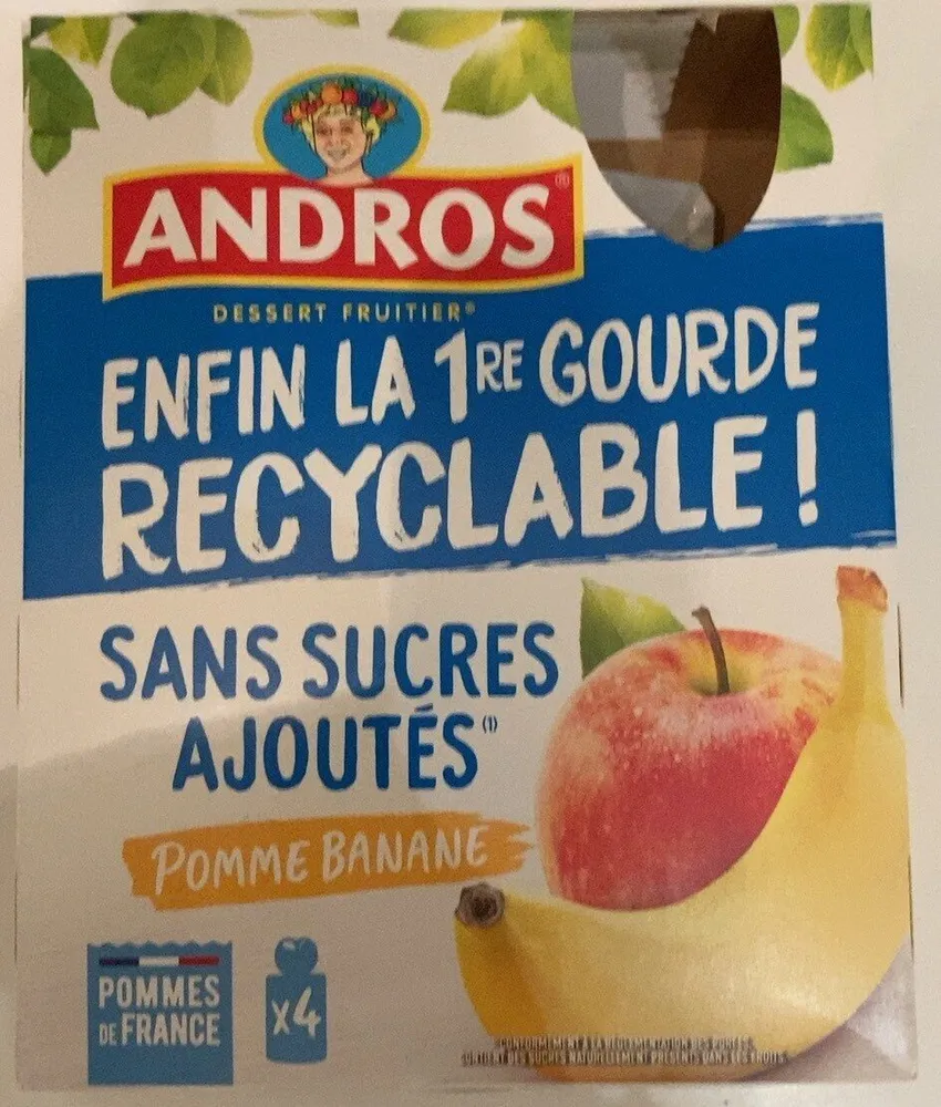 Dessert fruitier pomme banane SSA