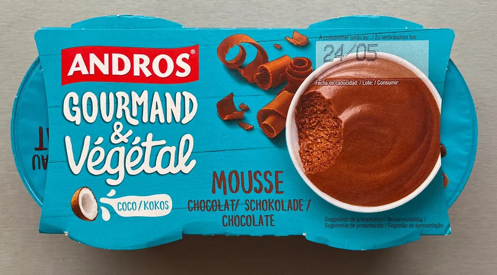 Gourmand & Végétal Mousse au Chocolat