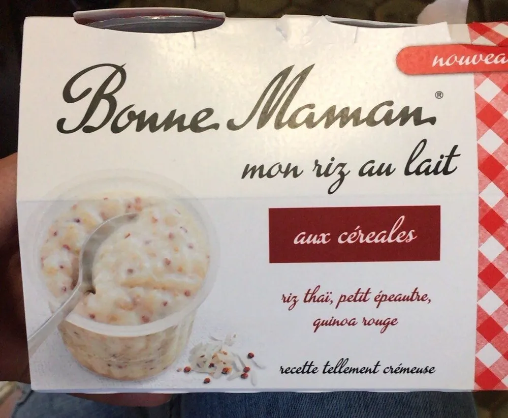 Mon riz au lait aux céreales