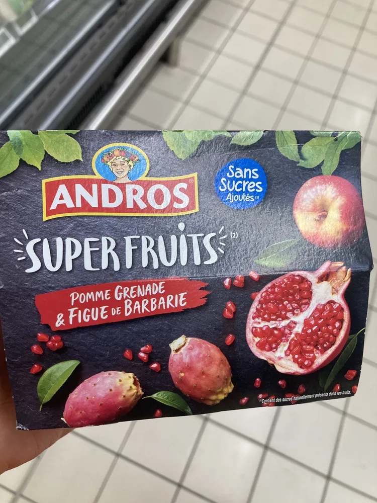 Superfruits pomme grenade et figue de Barbarie