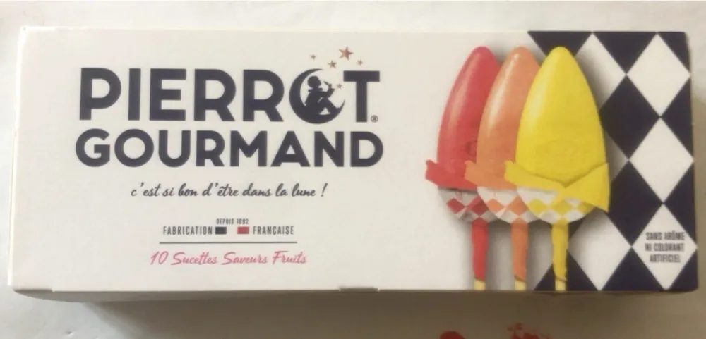 Sucettes Saveurs Fruits