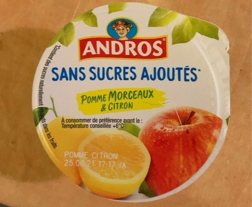 Pomme morceaux & citron