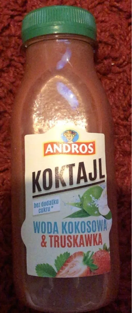 Koktajl woda kokosowa & truskawka