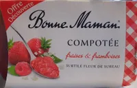 Compotée fraises & framboises