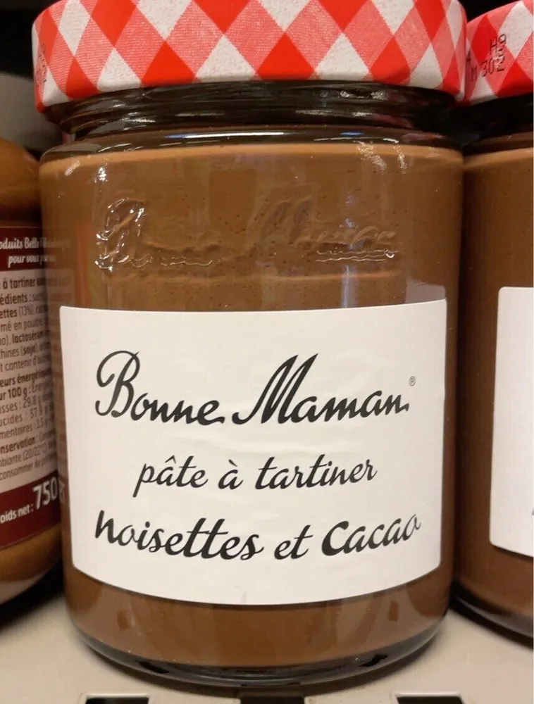 Pate à tartiner noisettes cacao