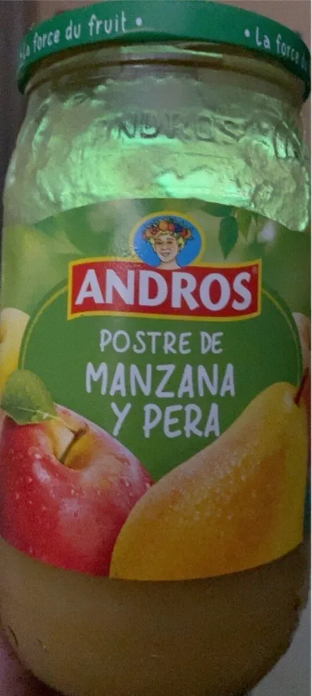 Postre de manzana y pera