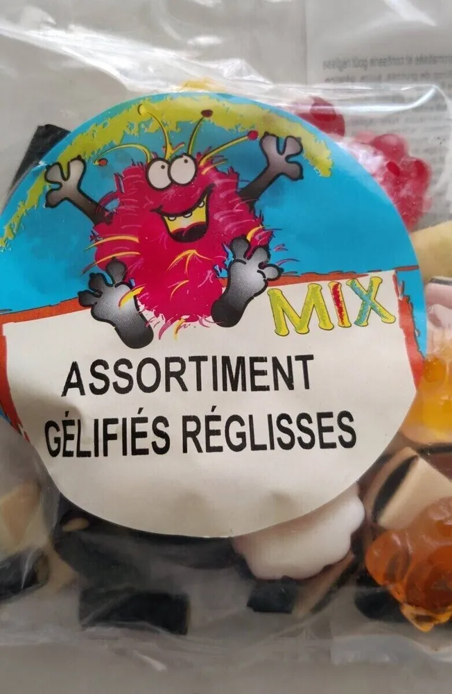 Mix Assortiment gélifiés réglisses