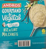 Gourmand&vegetal riz au lait