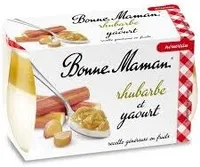Rhubarbe et yaourt