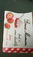 Fruit and creme chantilly