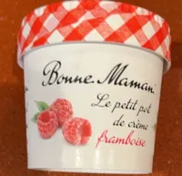 Le petit pot de crème framboise