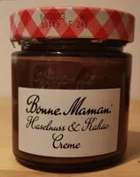 Haselnuss und Kakao Creme