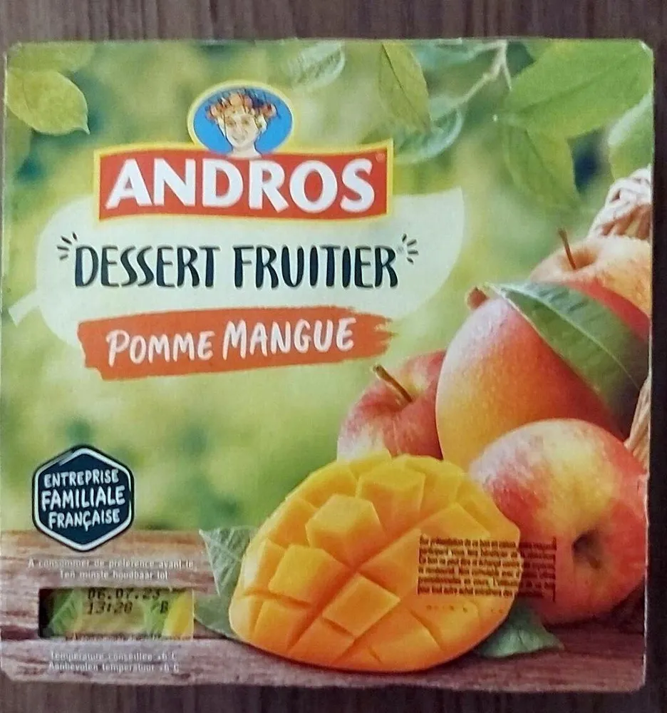 Dessert fruitier pomme mangue